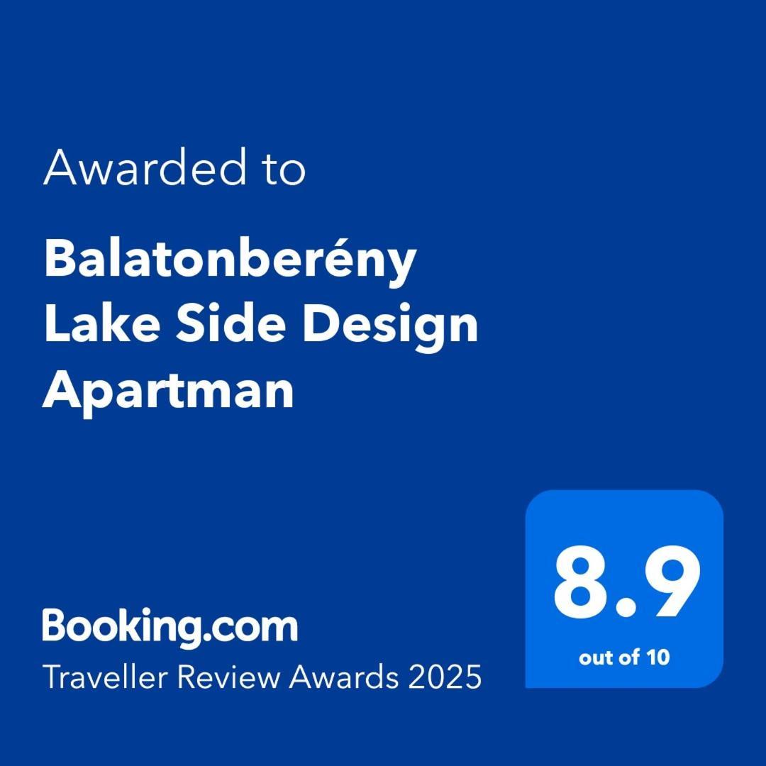 Balatonbereny Lake Side Design Apartman Exterior foto